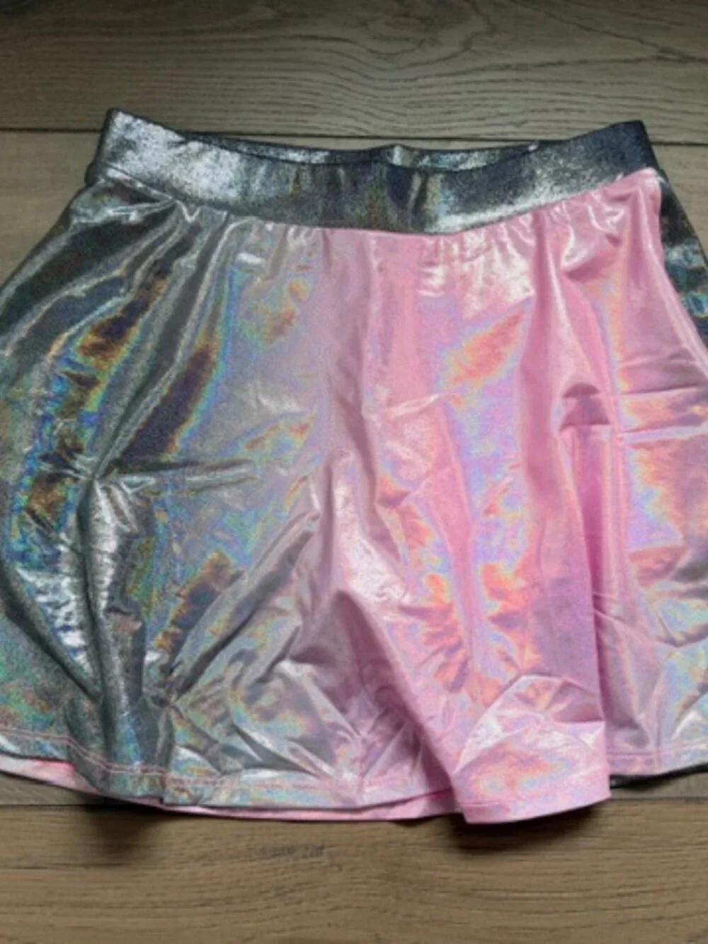 JUSTICE GIRLS SHINY ELASTIC WAIST SKORT